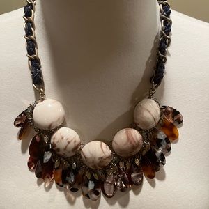 Assorted stone necklace.